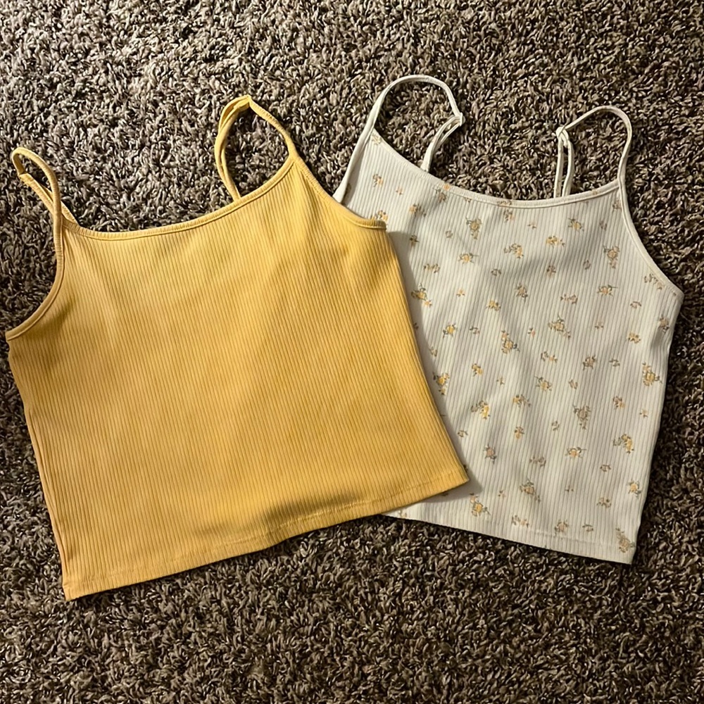 American Eagle crop tanks 2 pack